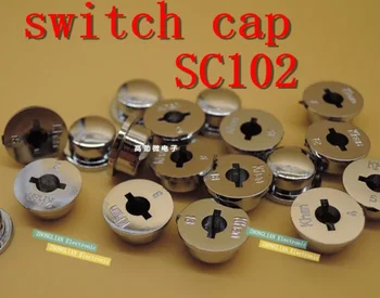 10vnt/daug SC102 sidabrinė mygtukų 6X6 serijos reset 