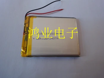 3,7 V ličio polimero baterija 505165P/055165P matuojamas 1600MAH Tablet PC GPS Li-ion Ląstelių