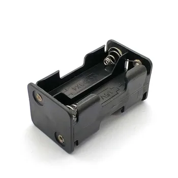 30pcs/daug MasterFire Plastiko AA Baterijų Laikiklis 6 V 4 x 1,5 V AA Baterijos Laikymo Dėžutė Atveju Dual Sluoksnių Su 9V Jungtis