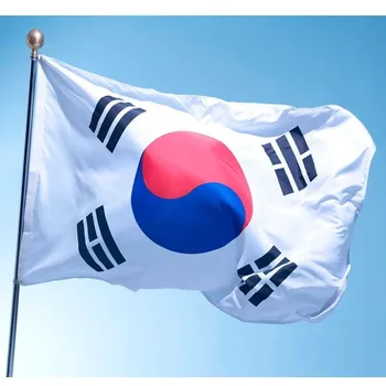 90*150cm Pietų Korėjos Vėliavos Poliesteris korėjos Nacionalinės Reklama Namo Apdailos Priemonė Poliesteris Vėliava Plaukioja Lašas Laivybos