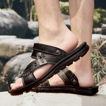 de homme avalynė paplūdimio hombre prabangūs romos samool homens masculina komfortą didelis sandalai em s geta dėl sandales vyrų gladiatorių už