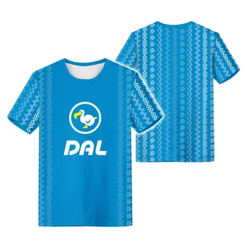 Gyvūnų Cosplay Kirtimo Dodo Airlines 3D Print T Shirt Vasarą, O Kaklo Atsitiktinis Blue Marškinėliai Graphic Tee Įgulos Kaklo