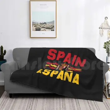 Ispanija Ispanija Antklodė Už Sofa-Lova Kelionės Ispanijoje Ispanas, Kuris Dalyvaudamas Ispanijos Futbolo Pietų Europoje Espana Vėliava