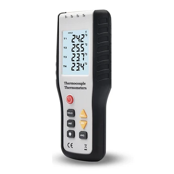 Kontaktinis Termometras Skaitmeninis Termopora Temperatūros Testeris Termometras LCD Ekranas, C/F Matavimo Įrankiai HT-9815