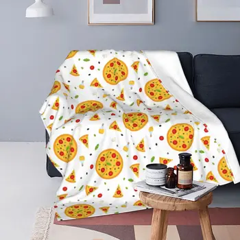 Leckere Pica Decken Flanell Textil Dekoro Tortilla Lebensmittel Multifunktions Ultra-Weiche Decke für Home Office Tagesdecken