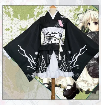 Likimas Dangaus Skliaute Mergina Vasaros Festivalis Kimono Yukata Lolita Cute Cospaly Drabužiai