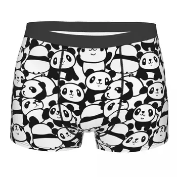 Mados trumpikes Kelnaitės Vyrams Panda Animacinių filmų Modelio Apatiniai Mielas Gyvūnų Poliesterio Kelnės už Homme Plus Size