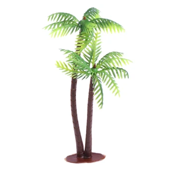 Mini Kraštovaizdžio Puošimas, Dirbtinės Plastikinės Kokoso Medžio, Miniatiūrinių Augalų Dekoro