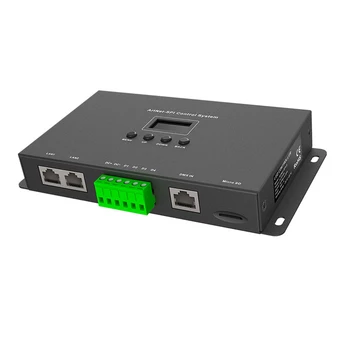 Naujas Artnet į SPI Led Pikselių Valdytojas DC5V-24V SPI(TTL)Skaitmeninis Išėjimas Vairavimo 1360 Pikselių 8 Visatos Ethernet, kad SPI Skaičiuoklė