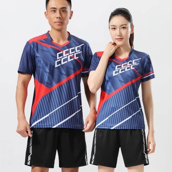 Naujas Badmintono Marškinėliai Vyrams Moterų Golfo Marškinėliai Tinklinis Užsakymą Komanda Vasarą Veikia Mokymo T Shirts Pingpong T-Shirt 2022