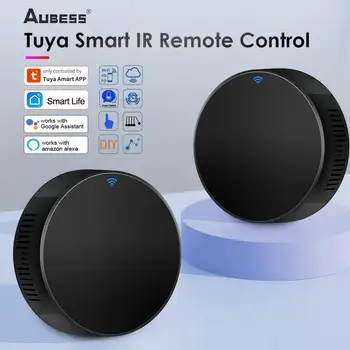 NAUJAS Tuya Smart RF IR Nuotolinio Valdymo WiFi Smart Home Oro Kondicionierius, TV, DVD, AC Paramos Alexa, Google 