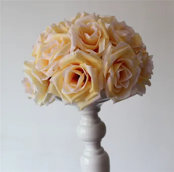 Nemokamas pristatymas 20CM*10vnt Pomander rožių kamuolį vestuvių bučiavosi gėlių kamuolys šalis/namų puošybai gėlių