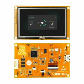 SCBRHMI 4.3 Colių TFT LCD HMI Ekrano Modulis Protingi Serijos RGB 65K Spalvų Varžinis lietimui Be Gaubto
