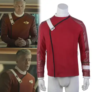 Star Keista Naujus Pasaulius Treks Cosplay Kapitonas Lydeka MM Striukės Undershirts Starfleet Uniformas Vyrų Viršūnes Kailis