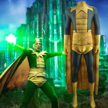 Superherojus Loki ragnarokr triko apsiaustu suaugusių vaikų Helovinas šalis cosplay kostiumų rinkinys
