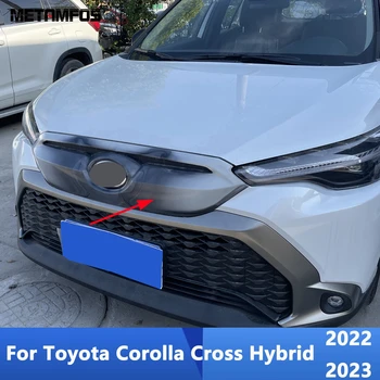 Toyota Corolla Cross Hybrid 2022 2023 Anglies Pluošto Priekinio Bamperio Grotelės Lenktynių Grotelių Apdaila Lipdukas Reikmenys, Automobilių Stilius