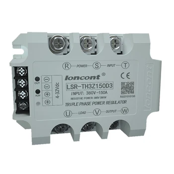 Trijų fazių AC (solid state relay 150A/380V LSR-TH3Z150D3 DC kontrolės AC nekontaktinės LSR-TH3Z150D3