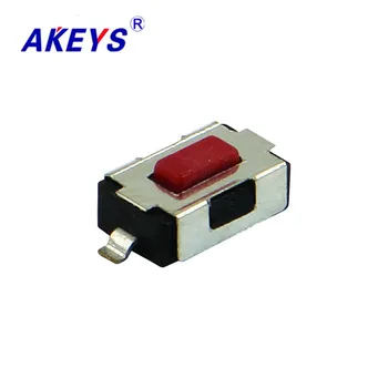TS-B007 4*6*2.5 Tact switch SMD/SMT 2 pin vario raudona galva aikštėje mini touch jungiklis