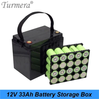 Turmera 12V 33A Baterijos Laikymo Dėžutė su 4S 100A Balansas BMS 4X5 32700 Lifepo4 Baterijos Laikiklis Nikelio UPS arba Solor Sistemą Naudoti