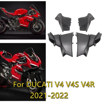 Už Ducati V4 V4S V4R 2021-2022 Fiksuotojo Vėjo Sparnas Spoileris Pusėje Padengti Motociklų Dalys, Motociklų Fiksuotojo Vėjo Sparnas