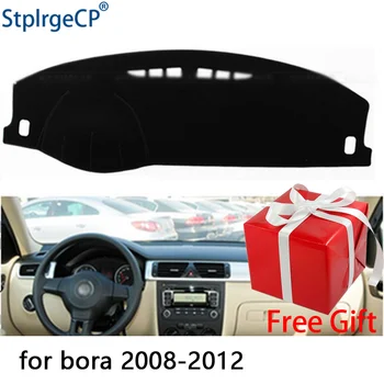 Volkswagen Bora. 2008 m. 2009 m. 2010-2012 prietaisų skydelio kilimėlis Apsauginis padas Atspalvį Pagalvėlė Trinkelėmis interjero lipdukas automobilių optikos reikmenys