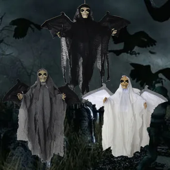WAYLIKE Helovinas Gpgb Sparno Kabinti Dvasios Balsu Šviesos Skeletas Siaubo Haunted House Slaptą Kambarį Pabėgti Apdaila