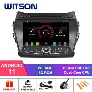 WITSON Android 11 2GB RAM 16GB Automobilio Multimedijos Grotuvo HYUNDAI Ix45/SANTA FE 2013 m. Automobilio Multimedijos Grotuvas Stereo GPS AutoAudio