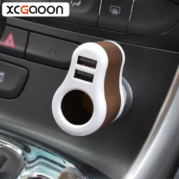 XCGaoon Automobilio Cigarečių Degiklio Splitter su 2 USB Prievadą, 5V 3.1 Automobilinis Įkroviklis iPhone & visas Mobile / Car DVR GPS