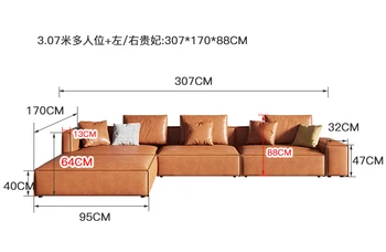 Šiaurės audinio sofa-lova dviems asmenims, gyvenamasis kambarys trijų žmonių, technologijos audinio sofos.