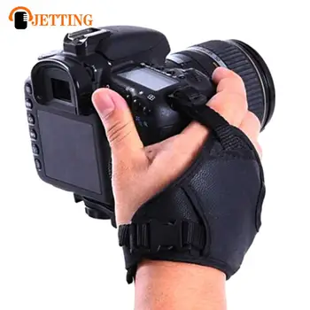 1pc PU Odos rankenos Fotoaparatas Dirželis rankai Anti Slip Ir Tvirtas, Kamera, Fotografijos Reikmenys DSLR 1