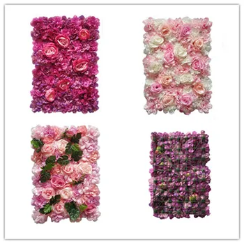 Aritificial Šilko Rožė Gėlių Sienų Plokštės prie Sienos Dekoravimas Gėlėmis, Vestuvių Baby Shower Gimtadienio Fotografijos Fonas 1