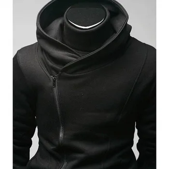 Vyrai linkę užtrauktukas hoodie džemperis korėjos versija Slim montavimo megztinis Pilkas hoodie 2022 naujas vyrų grandinės kailis asmenybė 1