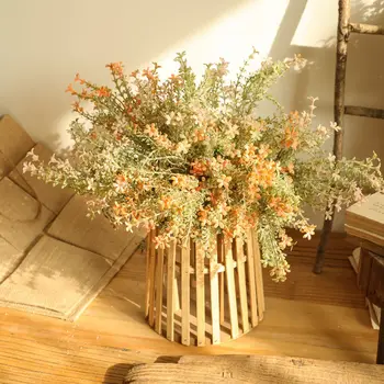 Plastikinis žolės Dirbtiniai augalai INS netikrą Gėlių kambarį dekoro plantas artificiales kambarį apdailos flores 2