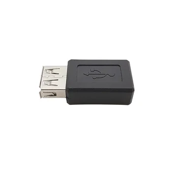 1/2/5vnt USB ConnectorsUSB 2.0, A Tipo moterį, Micro USB B Female Kištuko Duomenys, Kroviklis Konverteris USB2.0 Micro USB Kabelis Adapteris 3
