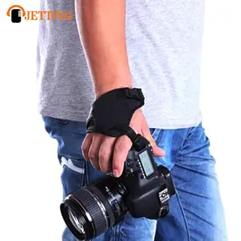 1pc PU Odos rankenos Fotoaparatas Dirželis rankai Anti Slip Ir Tvirtas, Kamera, Fotografijos Reikmenys DSLR 3