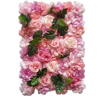 Aritificial Šilko Rožė Gėlių Sienų Plokštės prie Sienos Dekoravimas Gėlėmis, Vestuvių Baby Shower Gimtadienio Fotografijos Fonas 3